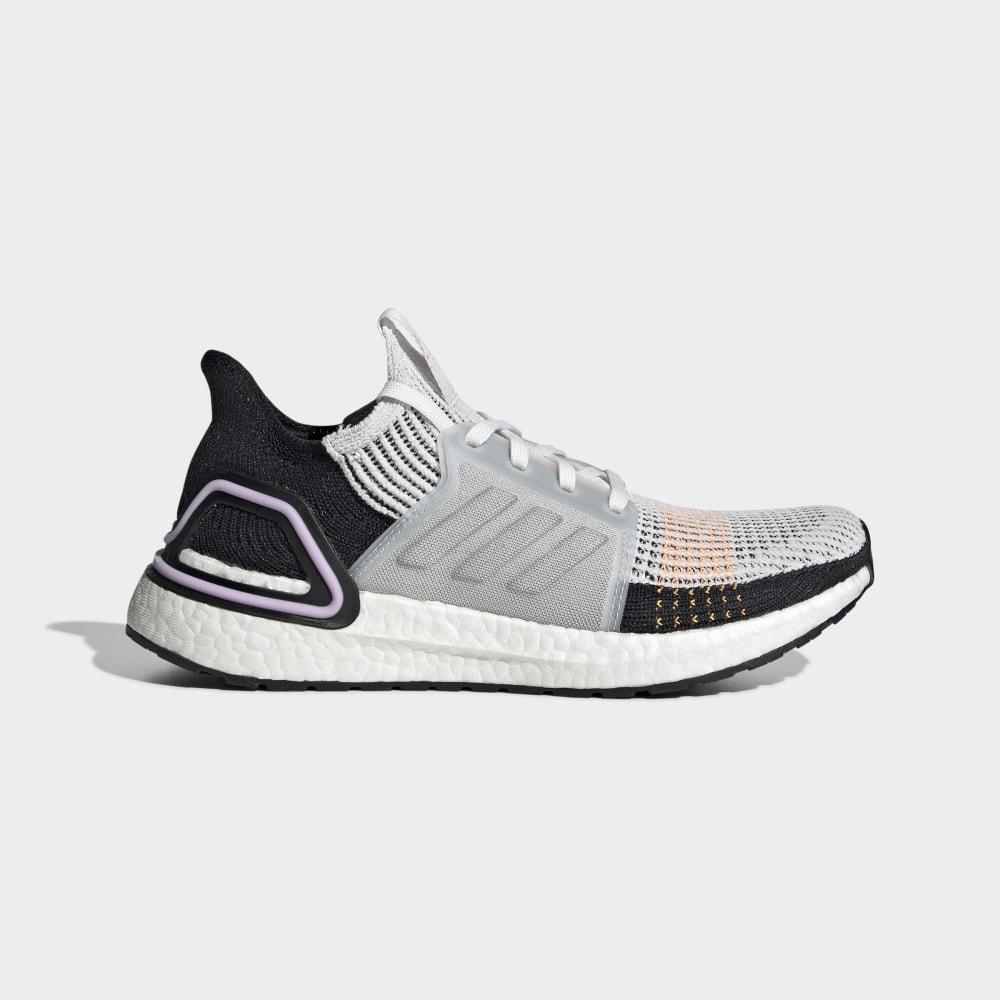 Adidas Women's Ultraboost 19 Running Shoes White/Black Ireland G27481